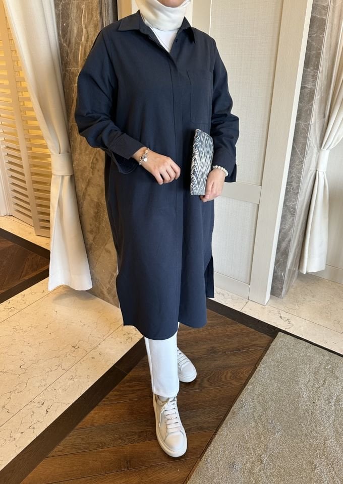Liva Gömlek (İndigo)