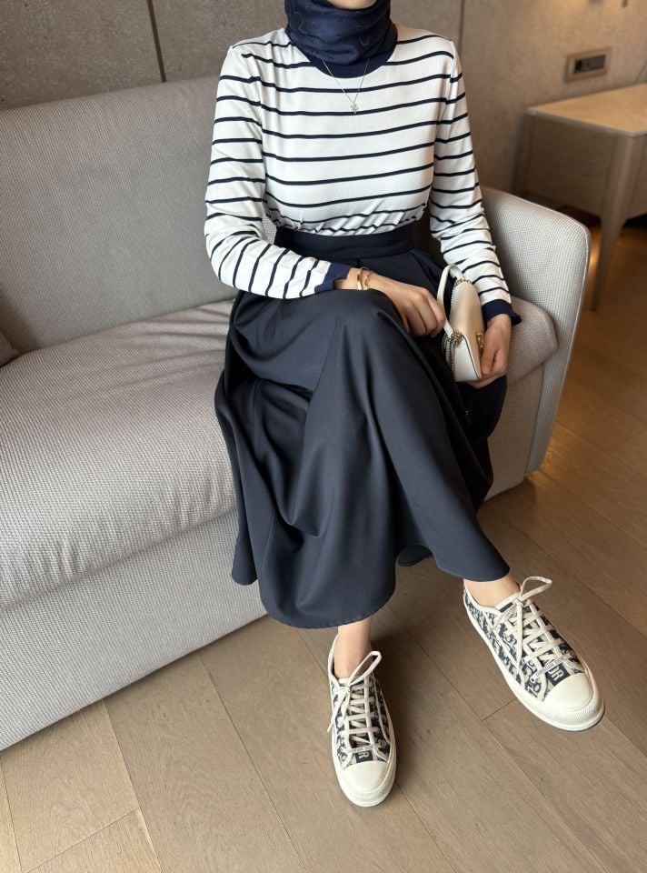 Gabardin Etek (Lacivert)