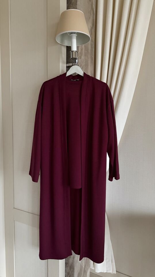Üçlü Modal Takım (Bordo)