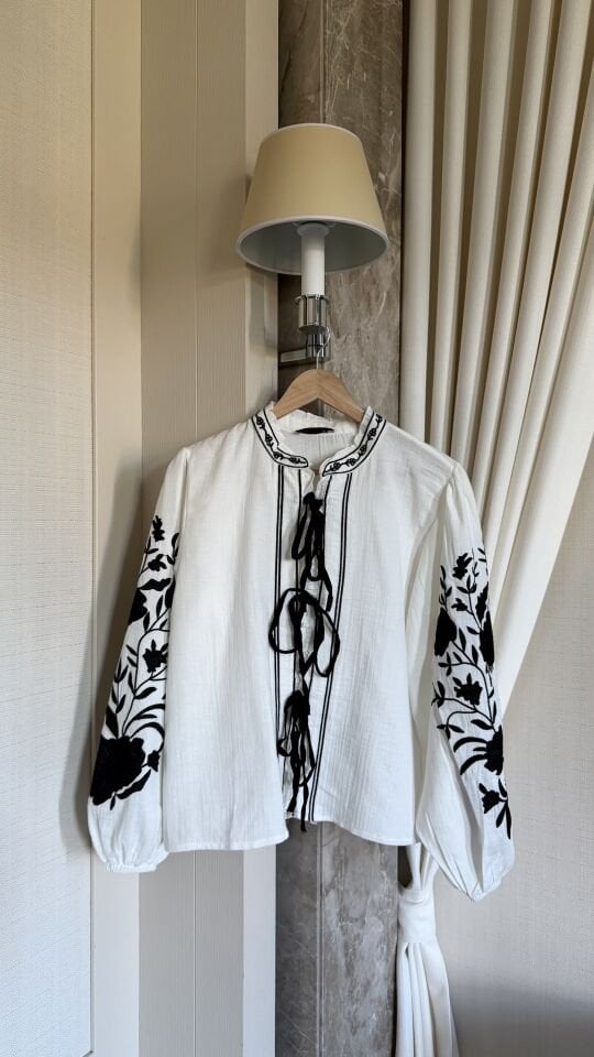 Bağlamalı Müslin Kimono
