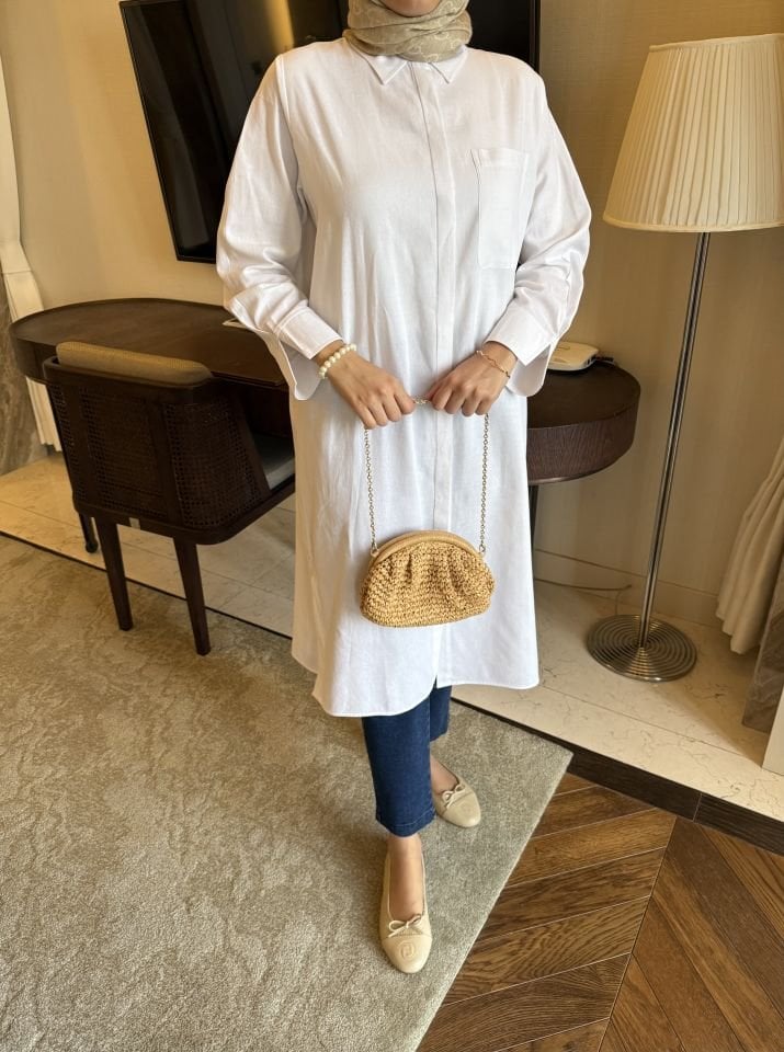 Liva Gömlek (Beyaz)