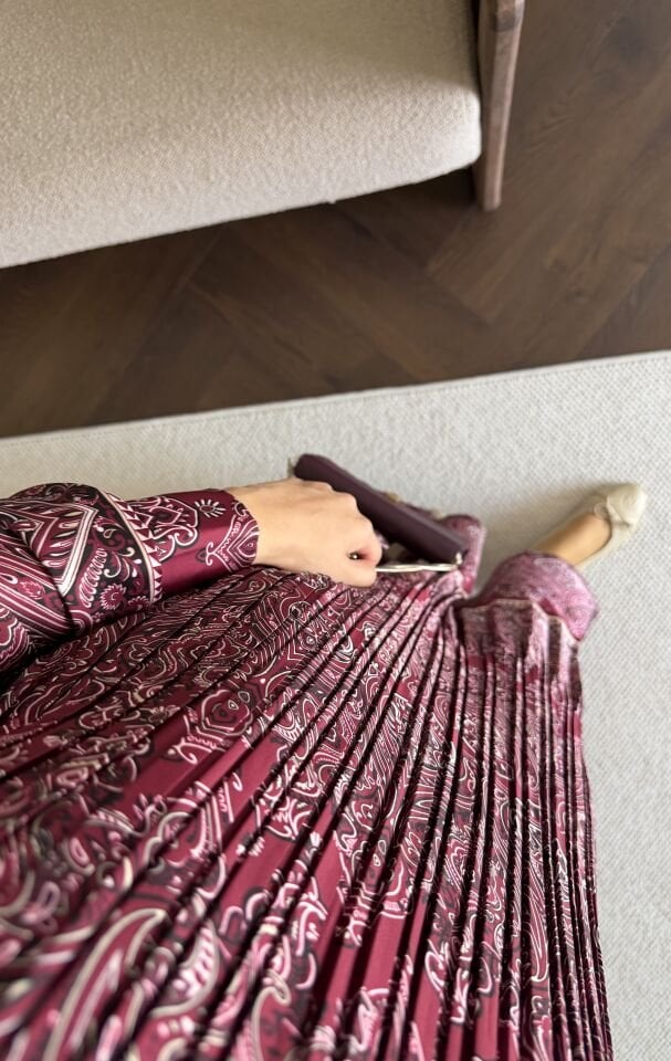 Rönesans Elbise (Vişne Çürüğü Tonlar)