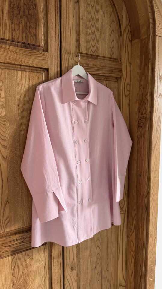 Luna Keten Takım (Toz Pembe)