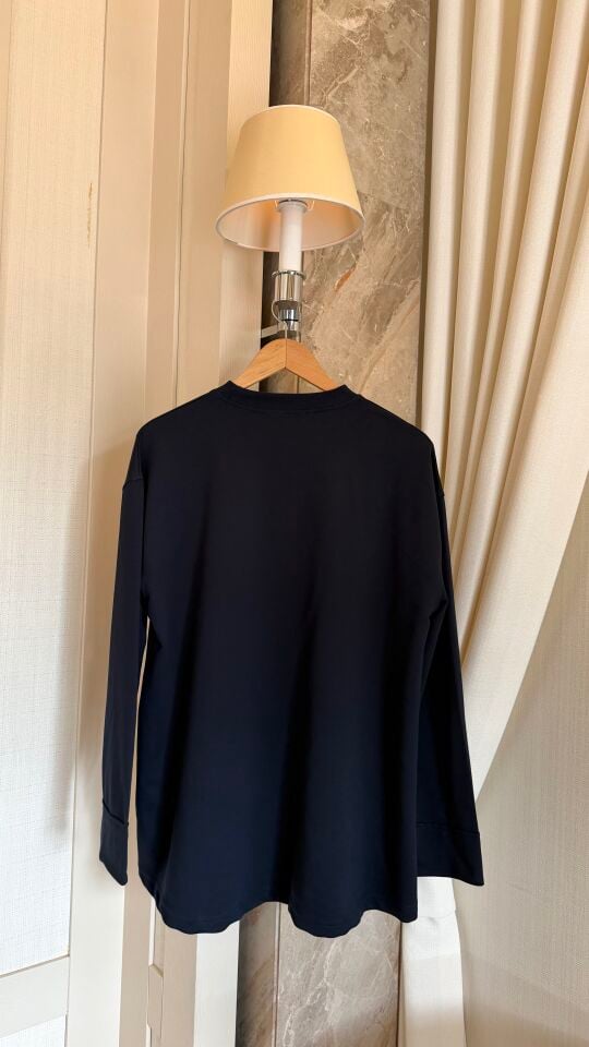 Dikiş Detaylı Basic Sweatshirt (Lacivert)