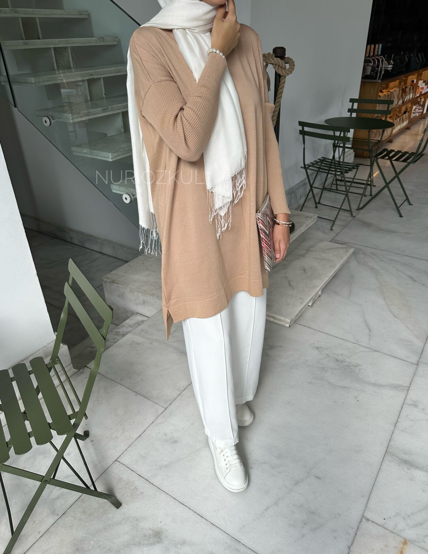 Camel Merserize Tunik