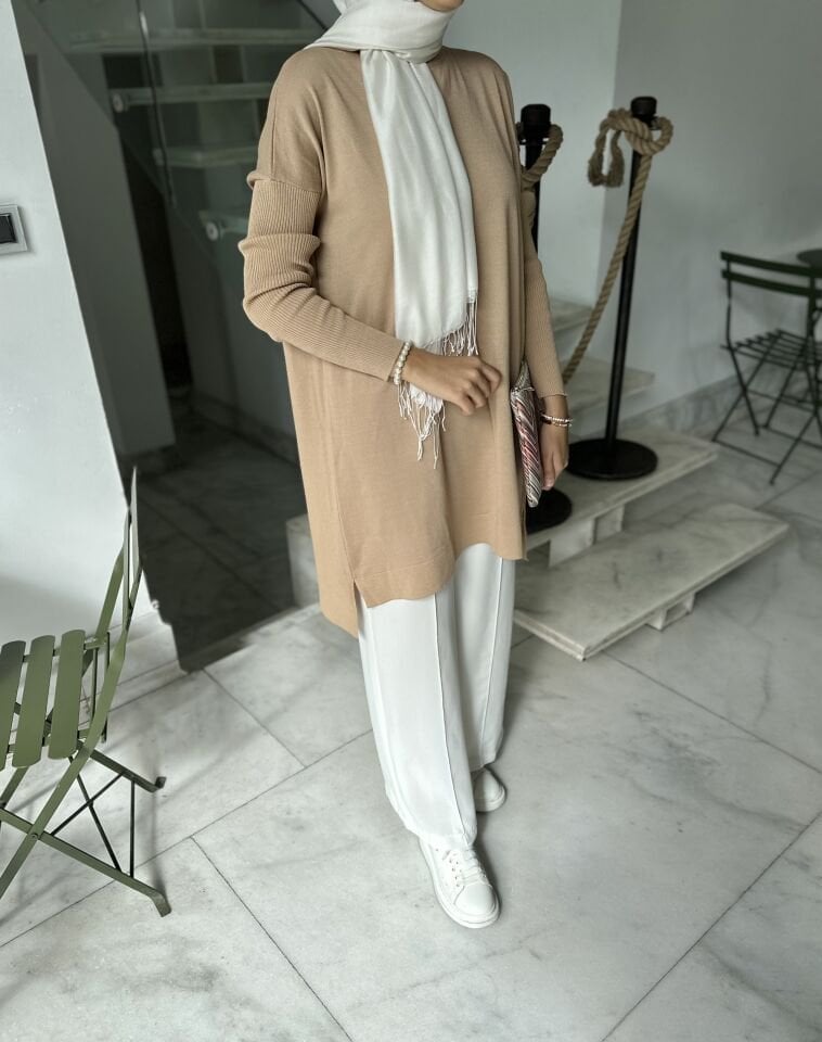 Camel Merserize Tunik