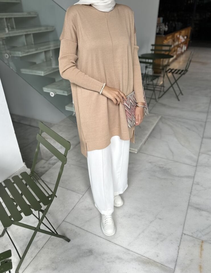 Camel Merserize Tunik