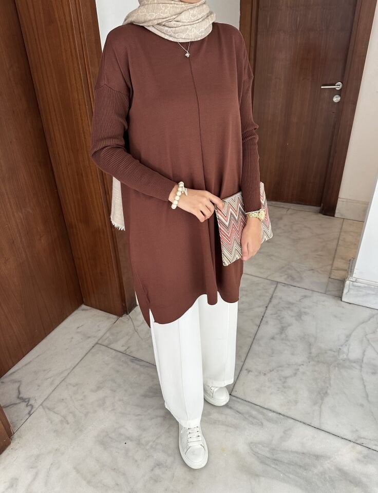 Acı Kahve Merserize Tunik