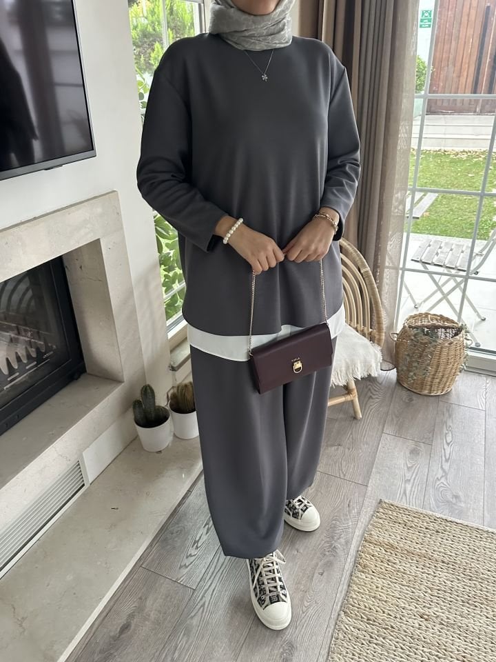 Laren Modal Takım (Antrasit)