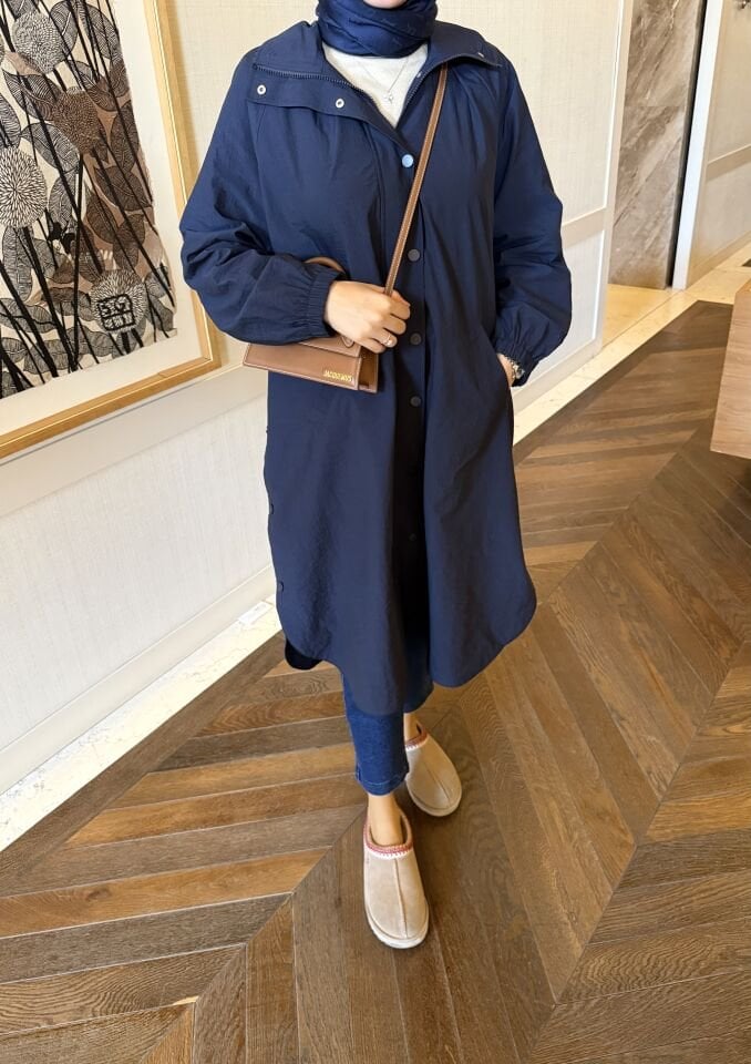 Celin Trenç Kap (Lacivert)