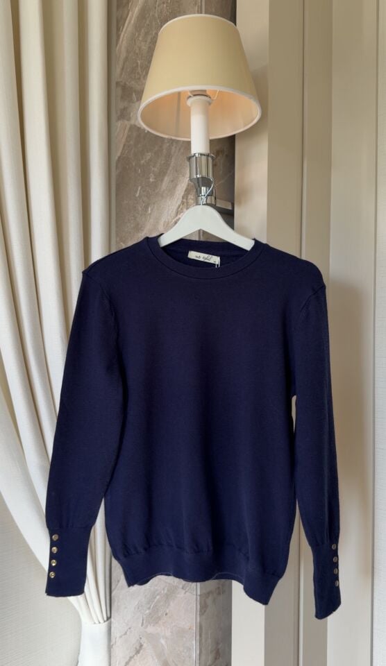 Siena Örme Kazak (Lacivert)