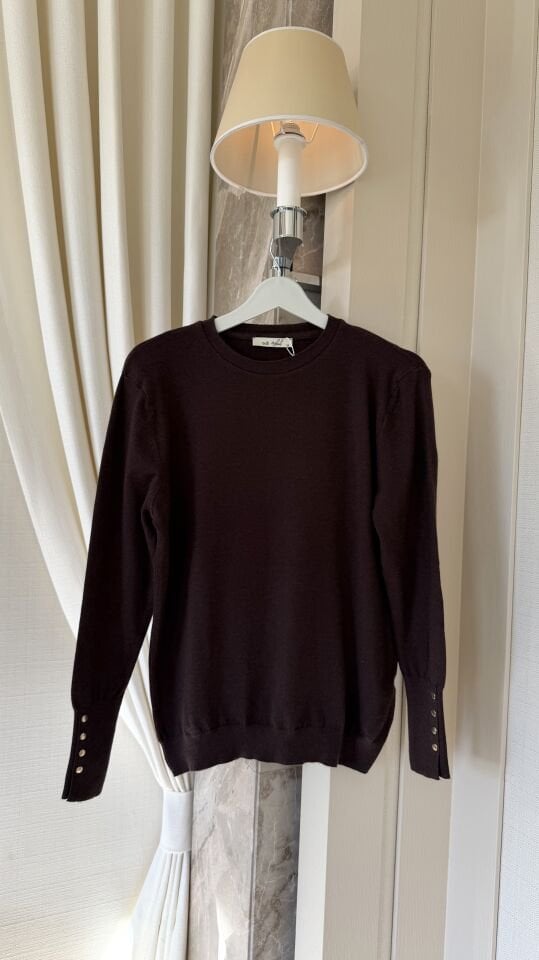 Siena Örme Kazak (Kahve)