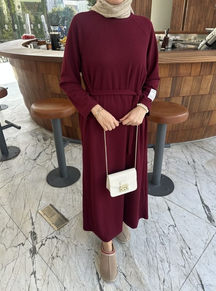Bella Elbise (Bordo)